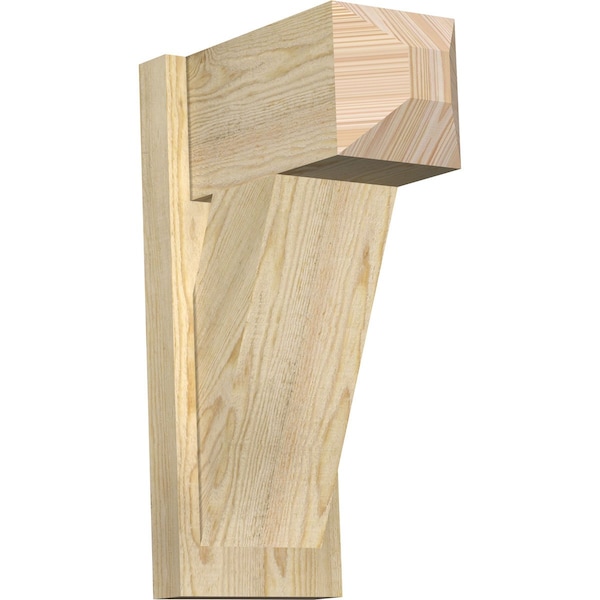 Ekena Millwork Traditional Craftsman Rough Sawn Outlooker, Douglas Fir, 8"W x 14"D x 22"H OUT08X14X22TRA04RDF - main
